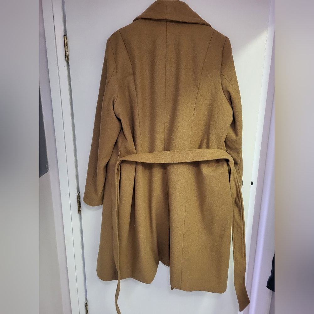 Reitmans Elegant Camel Trench Winter Coat - Picture 4 of 6